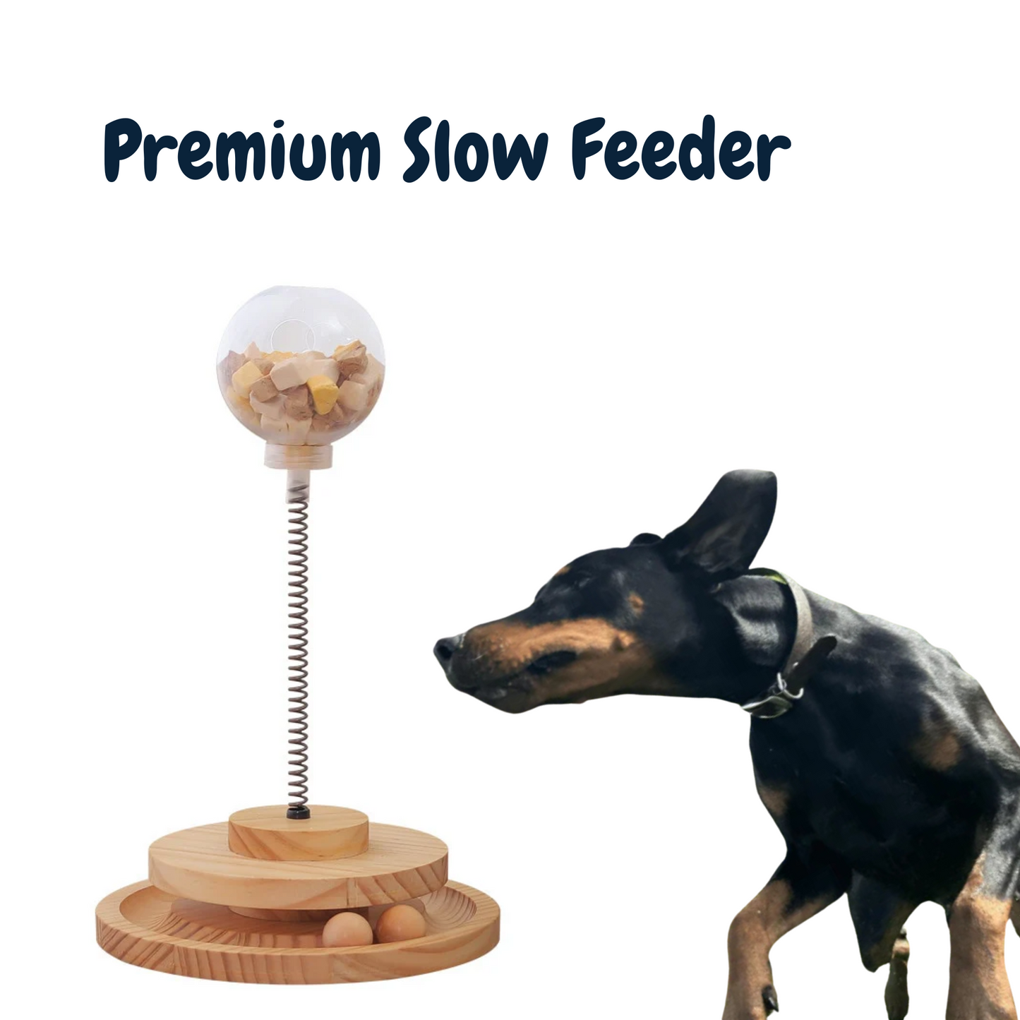 DogWaggo™ Deluxe Treat Ball Feeder