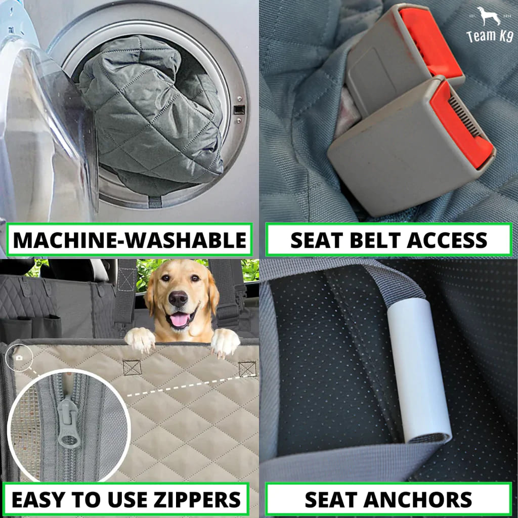 DogWaggo™ Premium Waterproof Pet Car Seat Cover