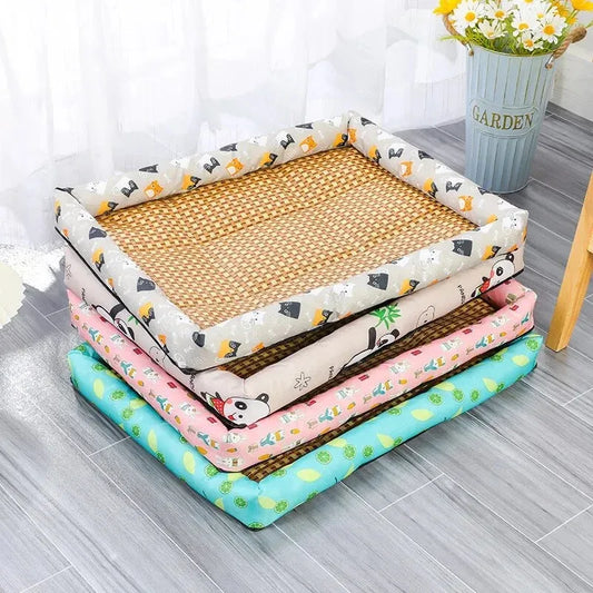 DogWaggo™ Breathable & Cool Summer Dog Bed