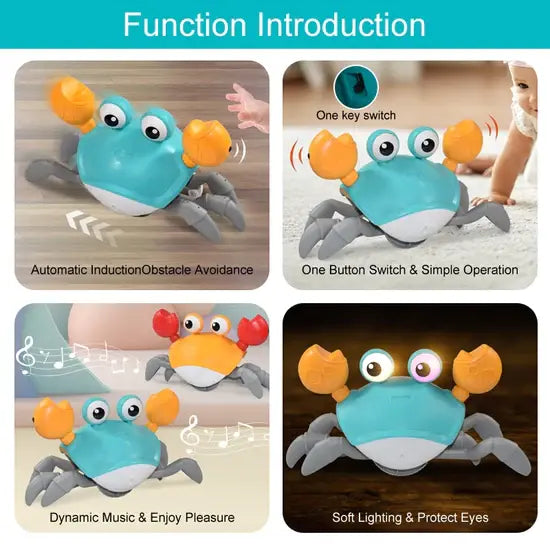 DogWaggo™ Self-Moving Interactive Crawling Crab