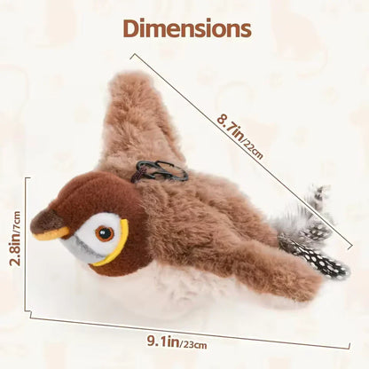 DogWaggo™ Squeaky & Interactive Bird Plush